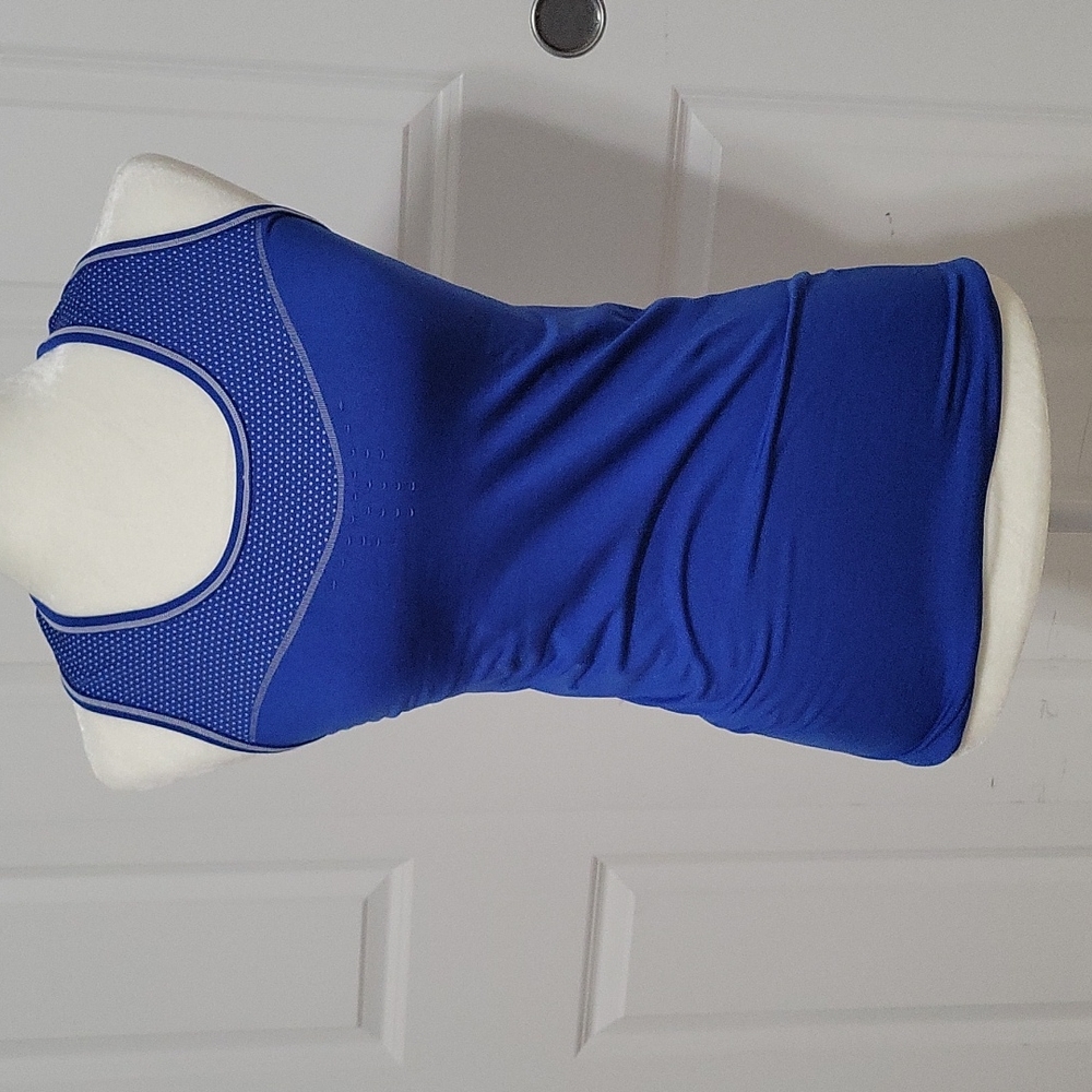 Nike Pro Compression Tank Top Women's Size Medium Racer Back Royal Blue